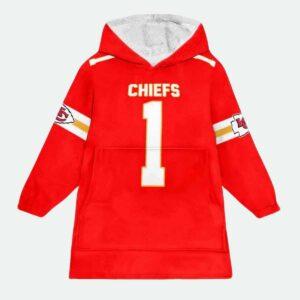 Chiefs Worthy 1 Football Blanket Hoodie 1 Chiefs Worthy 1 Football Blanket Hoodie