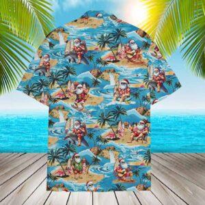 Christmas Tropical Santa Surfing Hawaiian Shirt 1 Christmas Tropical Santa Surfing Hawaiian Shirt