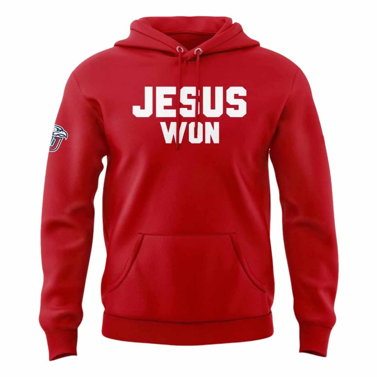 Coach Jamey Chadwell Jesus Won Hoodie Coach Jamey Chadwell Jesus Won Hoodie
