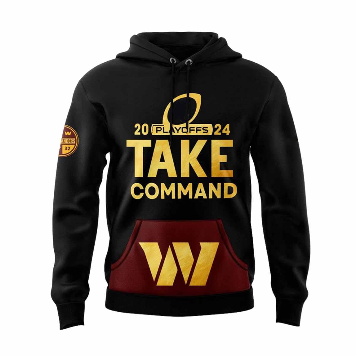Commanders 2024 Take Command Hoodie Commanders 2024 Take Command Hoodie