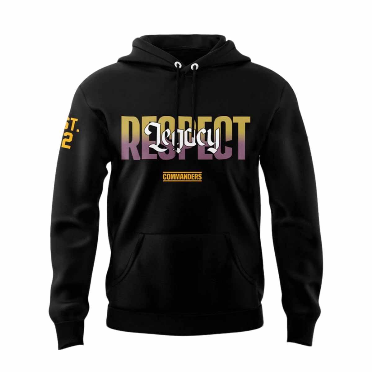 Commanders Respect Legacy Hoodie Commanders Respect Legacy Hoodie