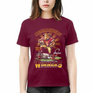 Commanders Wild Card Playoffs 2025 Winners Shirt 2 Commanders Wild Card Playoffs 2025 Winners Shirt