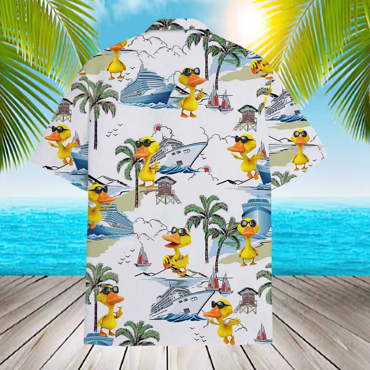 Cruise Duck Hawaiian Shirt Cruise Duck Hawaiian Shirt