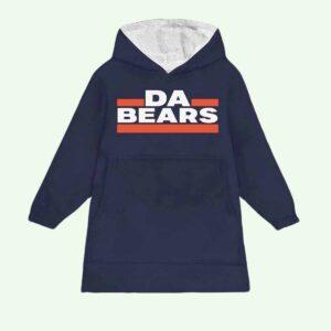 Da Bears Football Blanket Hoodie