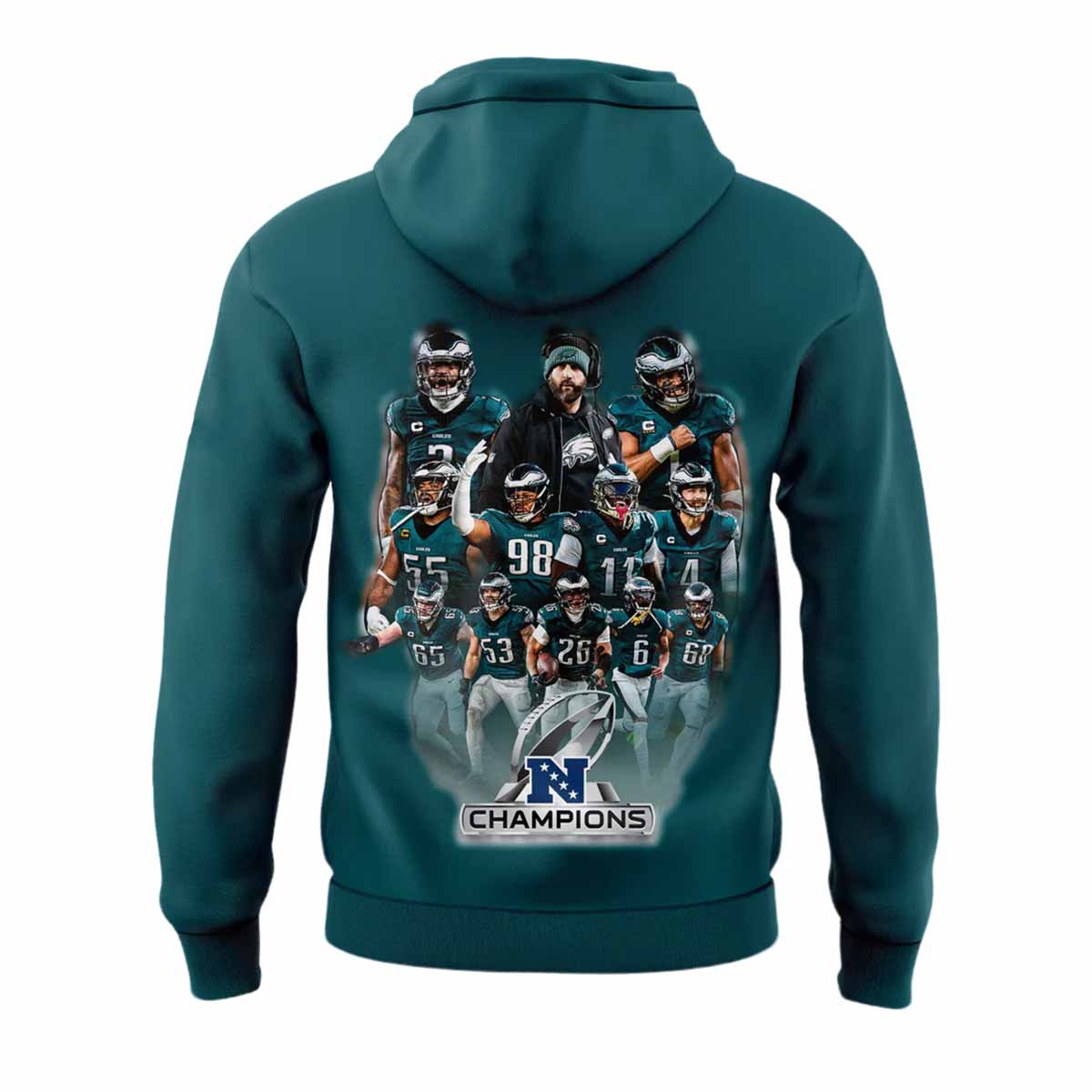 Eagles Champions LIX 2024 Hoodie Eagles Champions LIX 2024 Hoodie