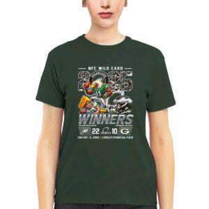 Eagles Wild Card 2025 Winners Shirt 2 Eagles NFC Wild Card 2025 Winners Shirt
