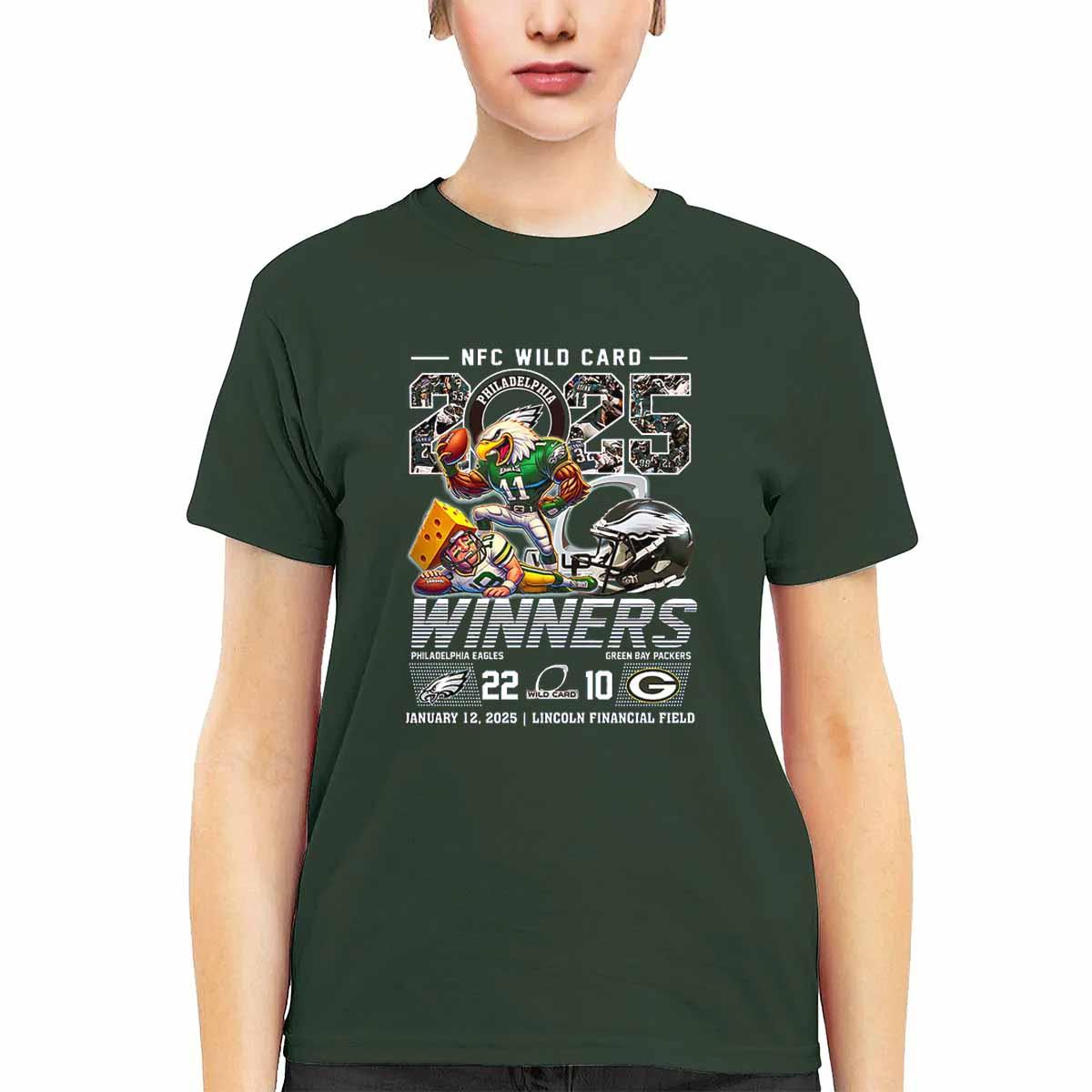 Eagles Wild Card 2025 Winners Shirt Eagles Wild Card 2025 Winners Shirt