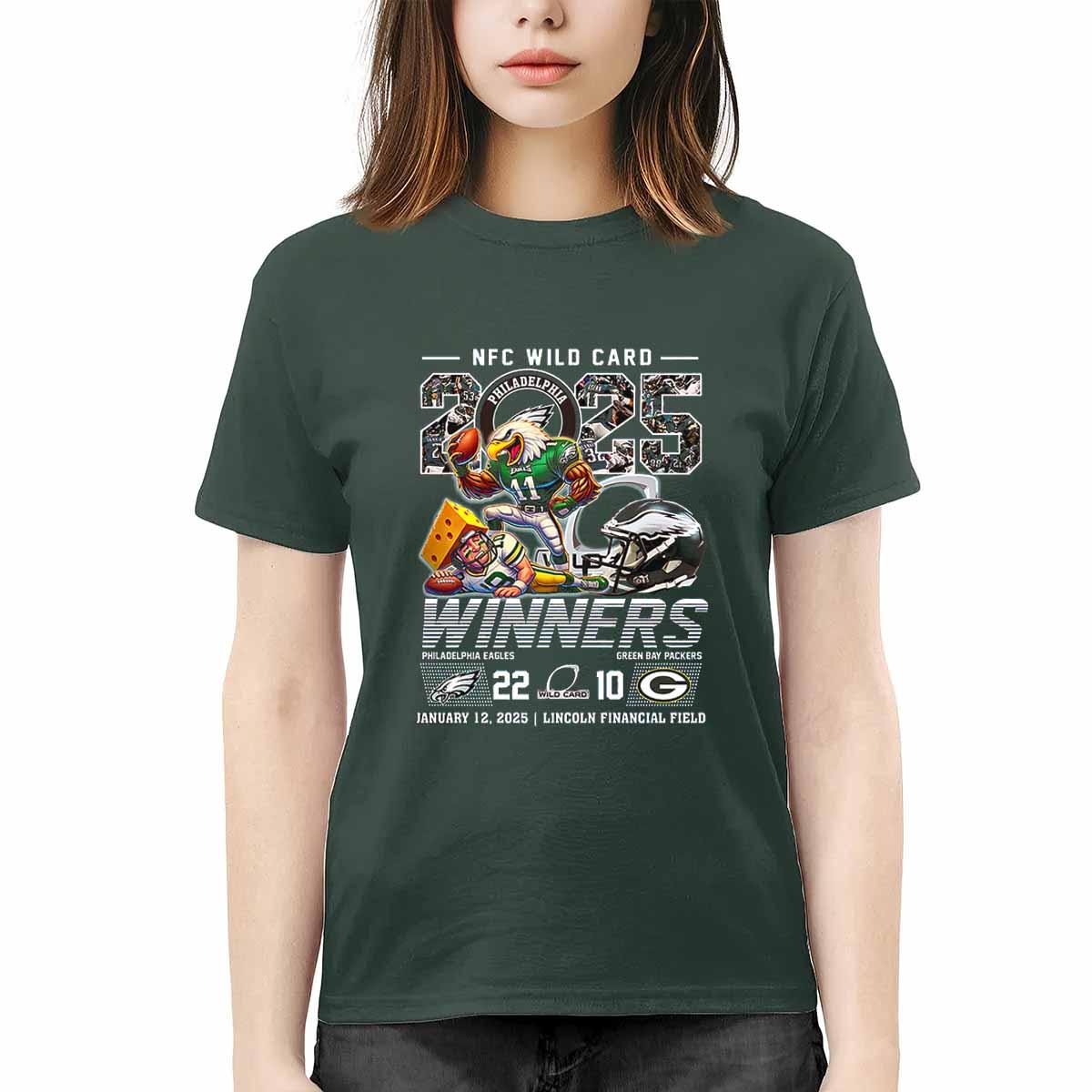 Eagles Wild Card 2025 Winners Shirt Eagles Wild Card 2025 Winners Shirt