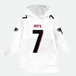 Falcons Atl Robinson 7 Football Unisex Blanket Hoodie