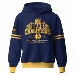 Fighting Irish Capital One Orange Bowl Champions 2025 Hoodie Fighting Irish Capital One Orange Bowl Champions 2025 Hoodie