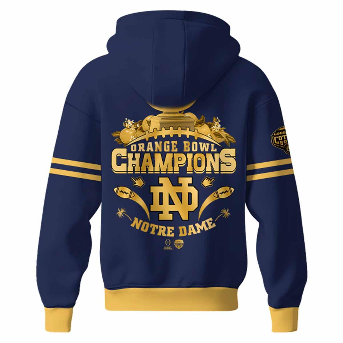 Fighting Irish Capital One Orange Bowl Champions 2025 Hoodie Fighting Irish Capital One Orange Bowl Champions 2025 Hoodie