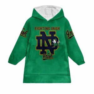 Fighting Irish They Not Like Us Blanket Hoodie 1 Fighting Irish They Not Like Us Blanket Hoodie