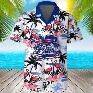 Flamingo Hibiscus Bills Hawaiian Shirt