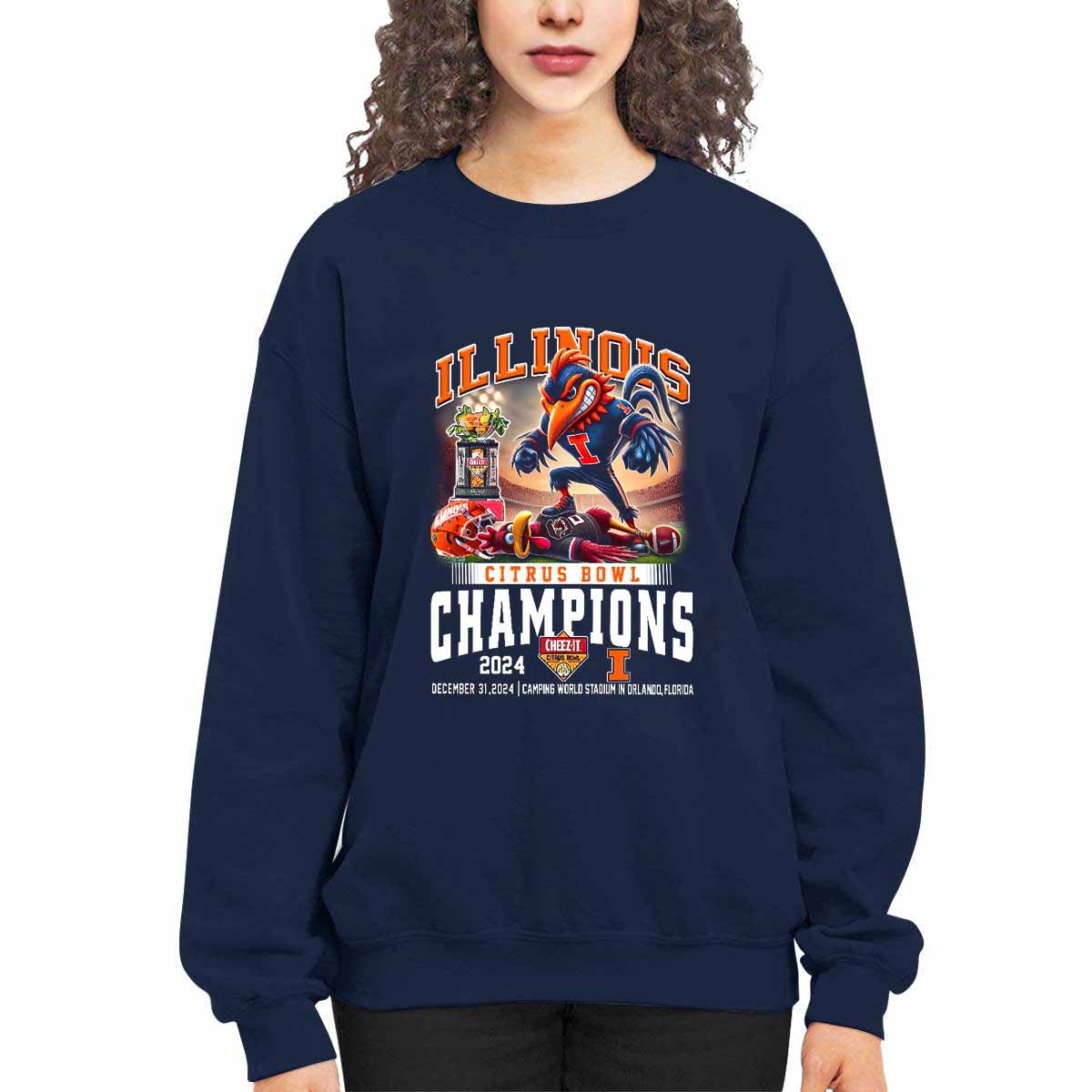 Illinois Citrus Bowl Champions 2024 Shirt Illinois Citrus Bowl Champions 2024 Shirt