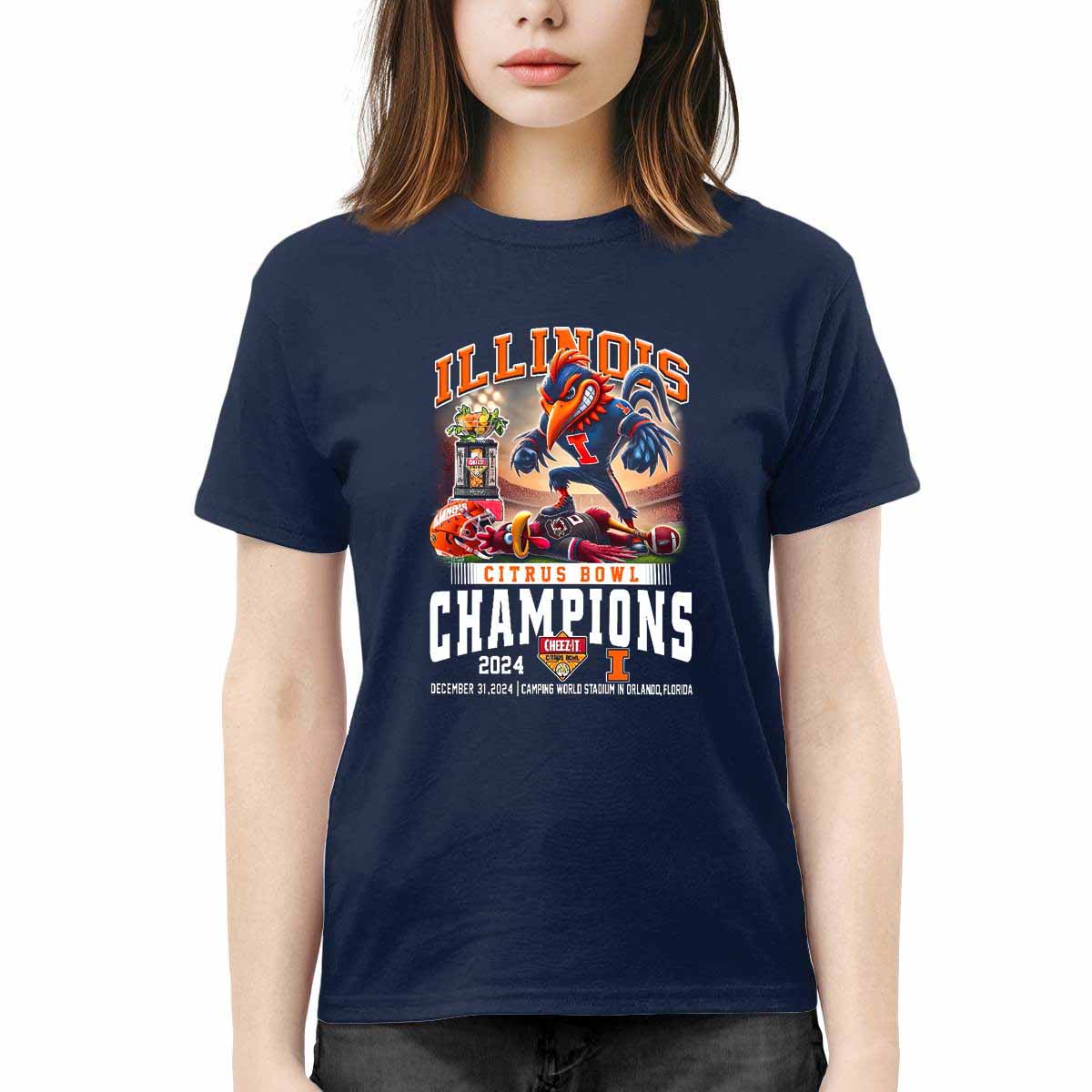 Illinois Citrus Bowl Champions 2024 Shirt Illinois Citrus Bowl Champions 2024 Shirt