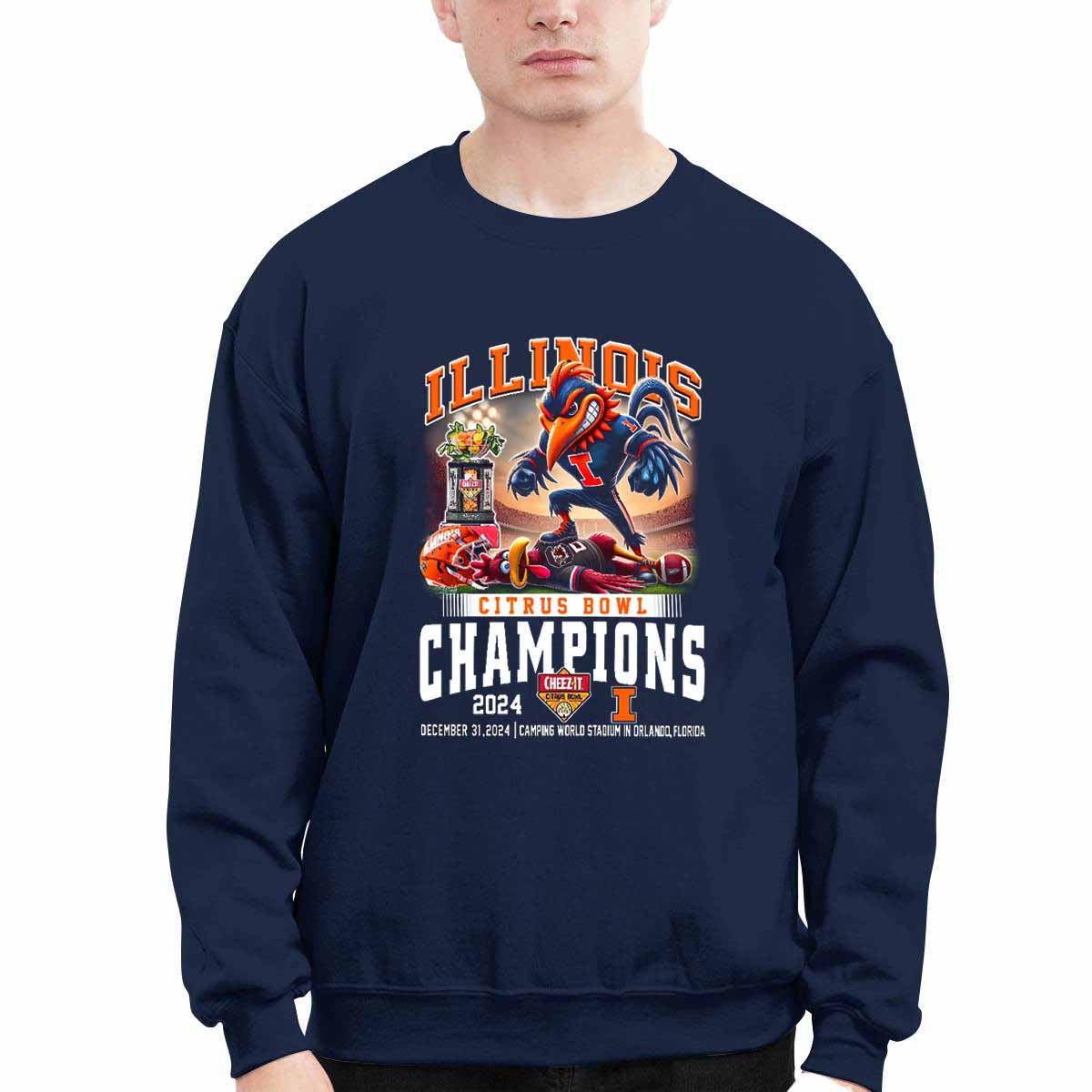 Illinois Citrus Bowl Champions 2024 Shirt Illinois Citrus Bowl Champions 2024 Shirt