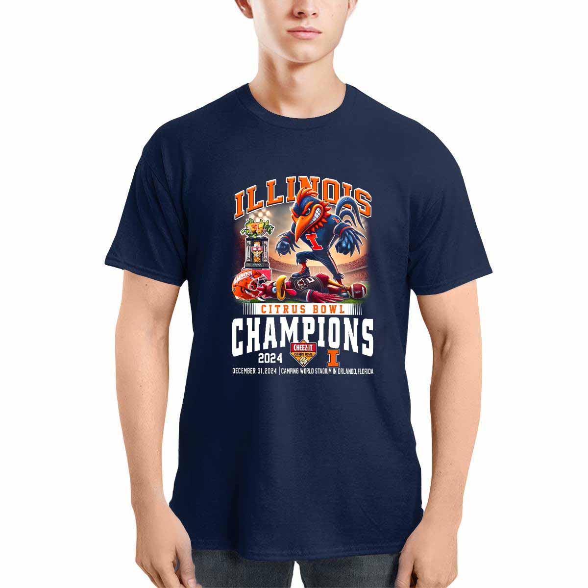 Illinois Citrus Bowl Champions 2024 Shirt Illinois Citrus Bowl Champions 2024 Shirt