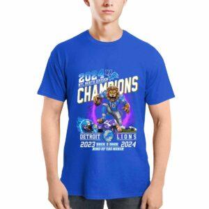 Lions 2024 North Division Champions Back To Back Shirt