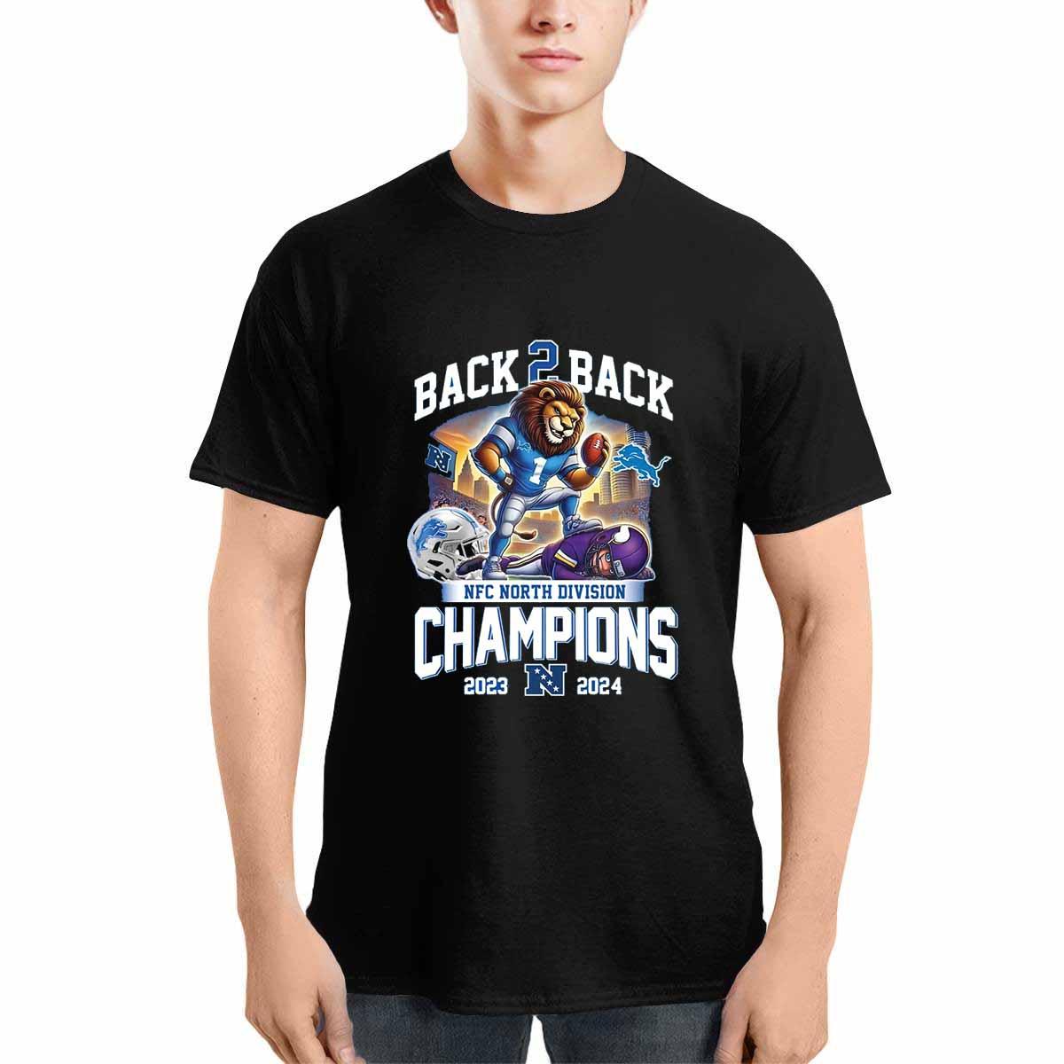 Lions Back Two Back North Division Champions 2024 Shirt Lions Back Two Back North Division Champions 2024 Shirt