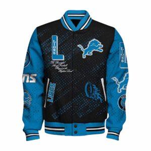 Lions Football Varsity Bomber Jacket Lions Football Varsity Bomber Jacket
