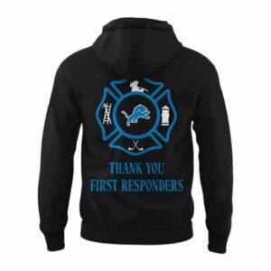 Lions LA Strong Thank You First Responders Hoodie
