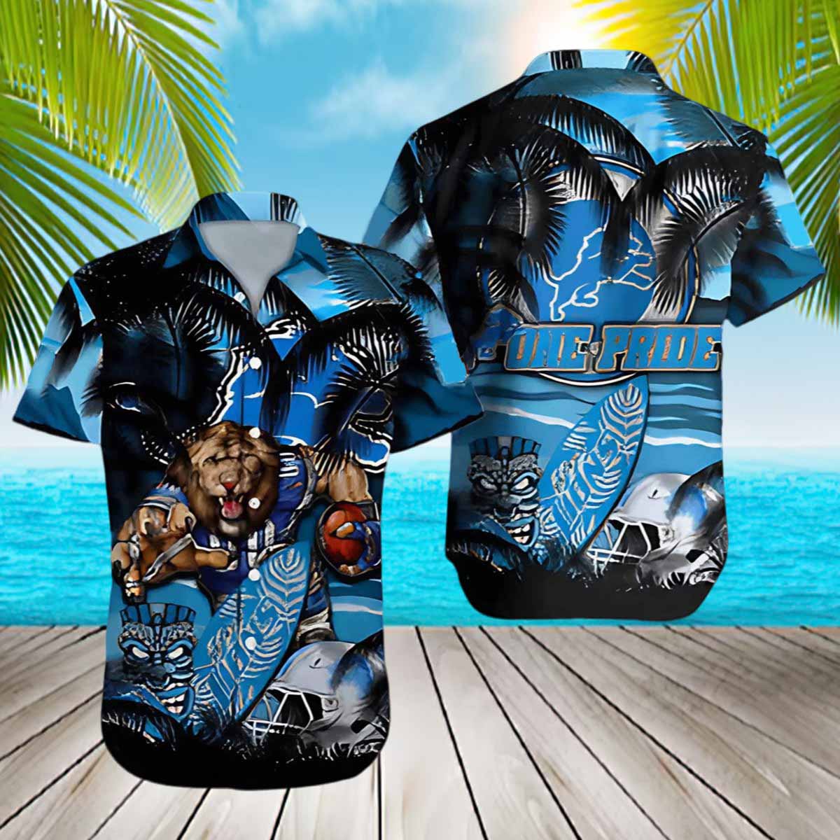 Lions One Pride Hawaiian Shirt Lions One Pride Hawaiian Shirt