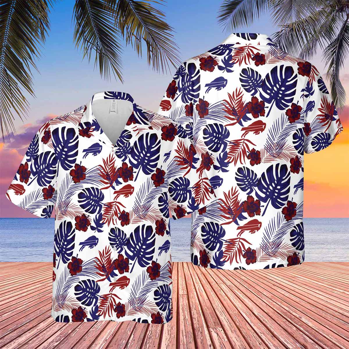 Mack Hollins Bills Hawaiian Shirt Mack Hollins Bills Hawaiian Shirt
