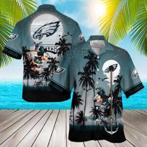 M*ckey Mouse Eagles Tropical Hawaiian Shirt M*ckey Mouse Eagles Tropical Hawaiian Shirt