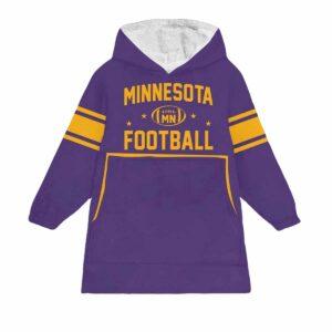 Minnesota Football Blanket Hoodie Minnesota Football Blanket Hoodie