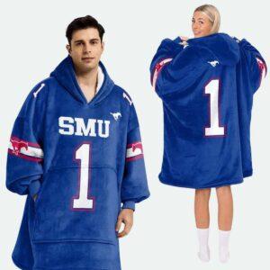 Mustangs Football Unisex Hoodie Blanket