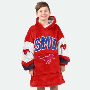 Mustangs Kick Em Stangs Football Blanket Hoodie