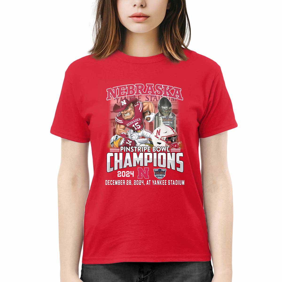 Nebraska Pinstripe Bowl Champions 2024 Shirt Nebraska Pinstripe Bowl Champions 2024 Shirt