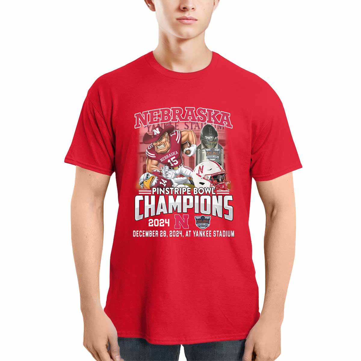Nebraska Pinstripe Bowl Champions 2024 Shirt Nebraska Pinstripe Bowl Champions 2024 Shirt