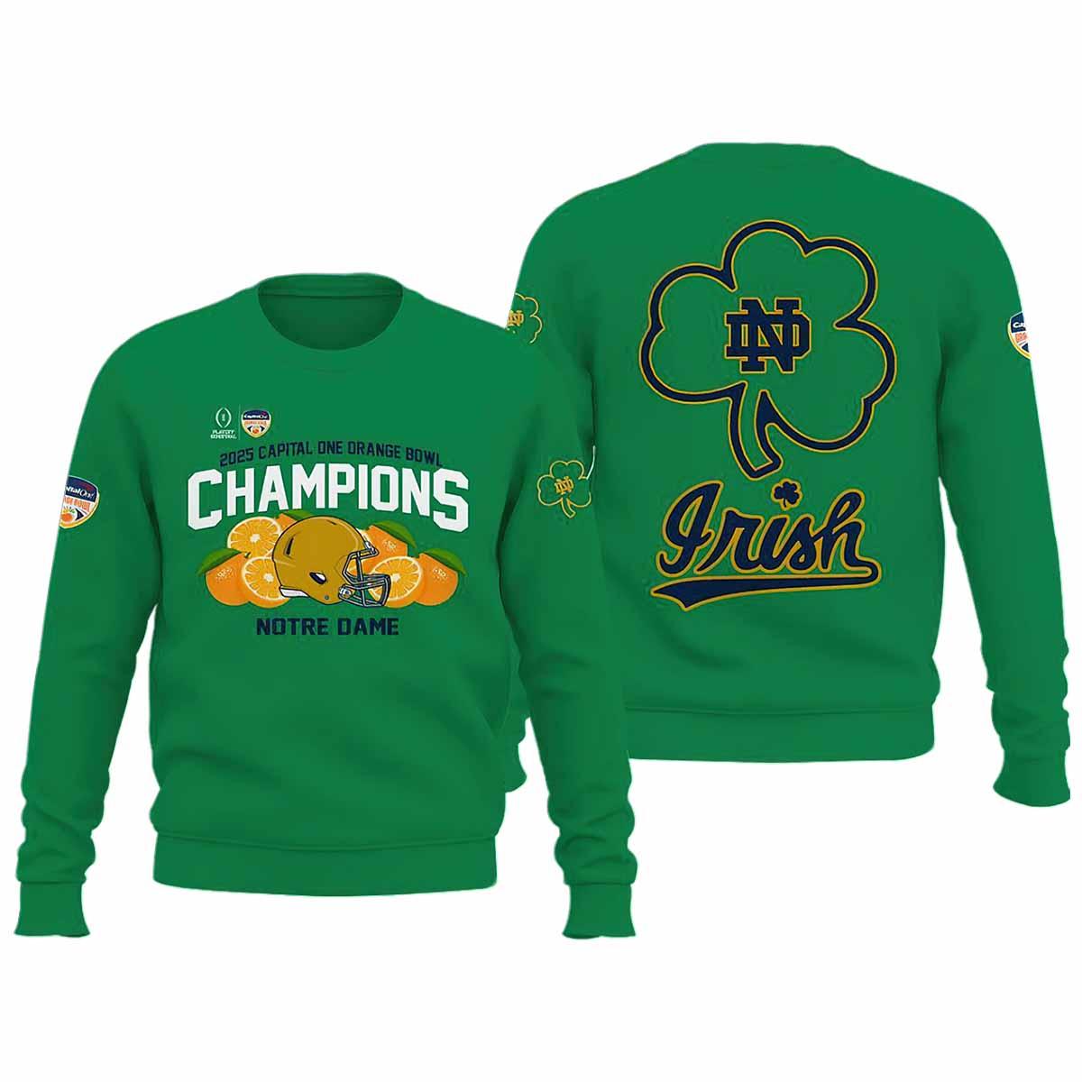 Notre Dame Champion Orange Bowl Sweatshirt Notre Dame Champion Orange Bowl Sweatshirt