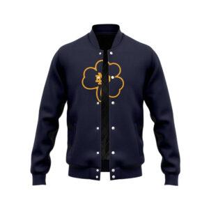 Notre Dame Coach Marcus Freeman Baseball Jacket Notre Dame Coach Marcus Freeman Baseball Jacket