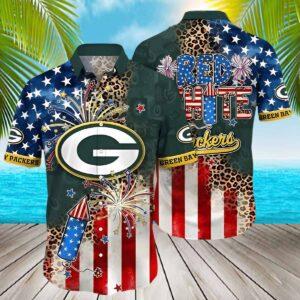 Packers 4th Of July Independence Day Hawaiian Shirt Packers 4th Of July Independence Day Hawaiian Shirt