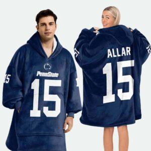 Penn State Allar 15 Football Blanket Hoodie