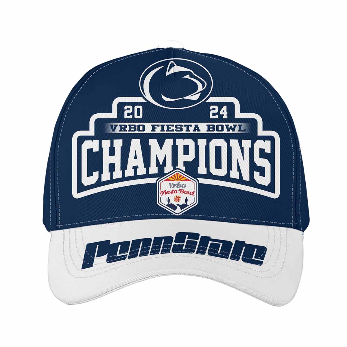 Penn State Vrbo Fiesta Bowl Champions 2024 Hat Penn State Vrbo Fiesta Bowl Champions 2024 Hat