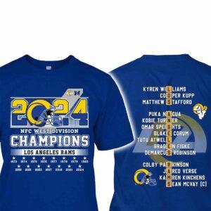 Rams West Division Champions 2024 Shirt Rams West Division Champions 2024 Shirt