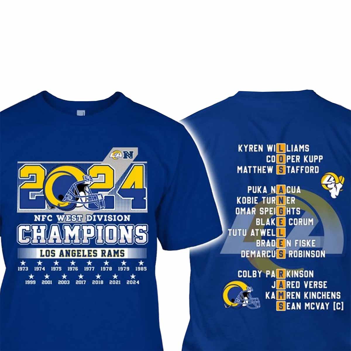 Rams West Division Champions 2024 Shirt Rams West Division Champions 2024 Shirt