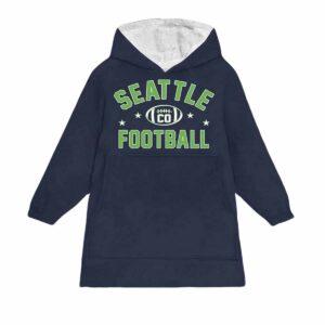 Seattle Football Blanket Hoodie
