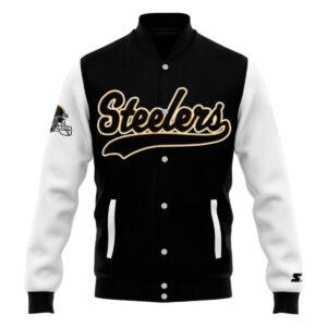 Steelers Smokey Robinson Varsity Jacket Steelers Smokey Robinson Varsity Jacket