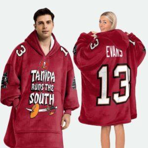 Tampa Runs The South Football Blanket Hoodie