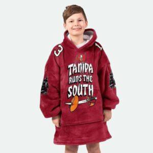 Tampa Runs The South Football Blanket Hoodie