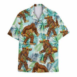 Tropical Bigfoot Taco Hawaiian Shirt Tropical Bigfoot Taco Hawaiian Shirt