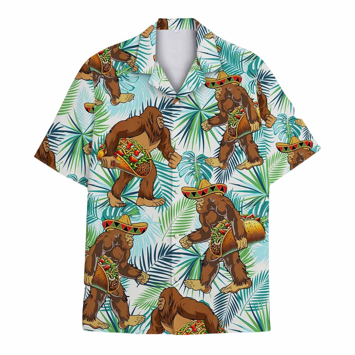 Tropical Bigfoot Taco Hawaiian Shirt Tropical Bigfoot Taco Hawaiian Shirt