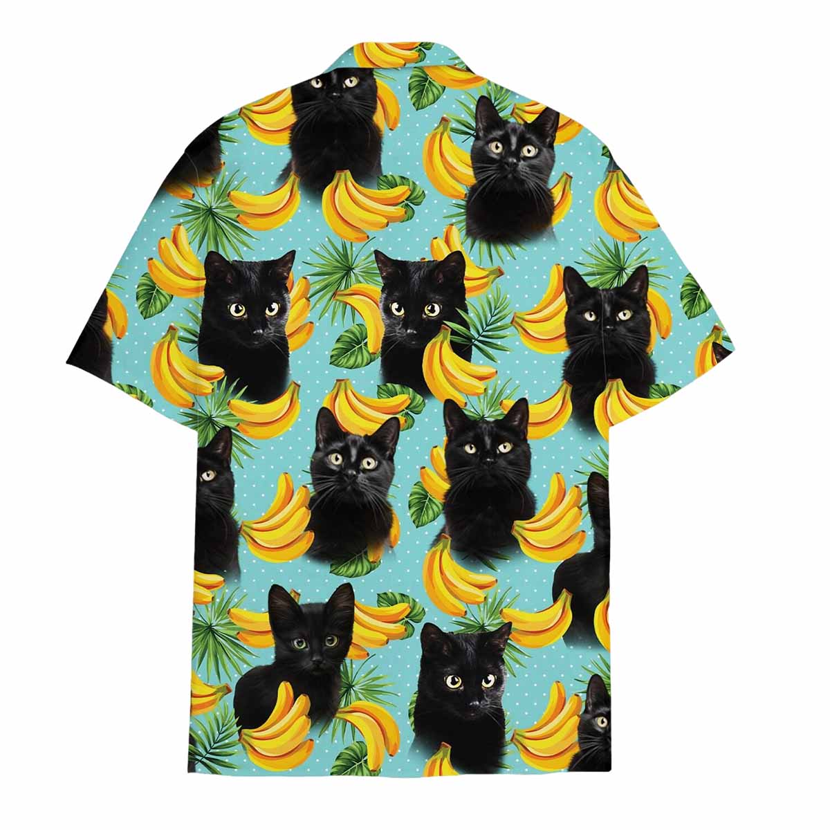 Tropical Black Cat Banana Hawaiian Shirt Tropical Black Cat Banana Hawaiian Shirt