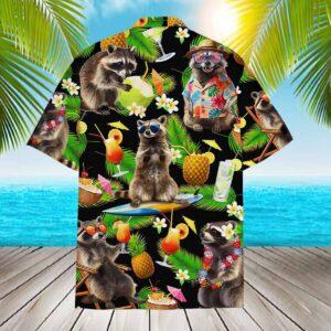 Tropical Pineapple Raccoon Hawaiian Shirt 1 Tropical Pineapple Raccoon Hawaiian Shirt