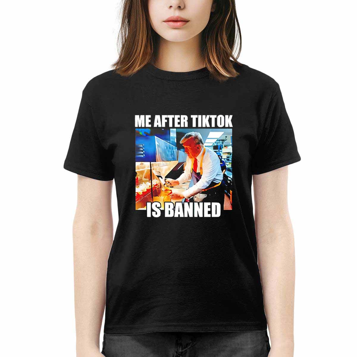 Trump Me After Tiktok Is Banned Shirt Trump Me After Tiktok Is Banned Shirt