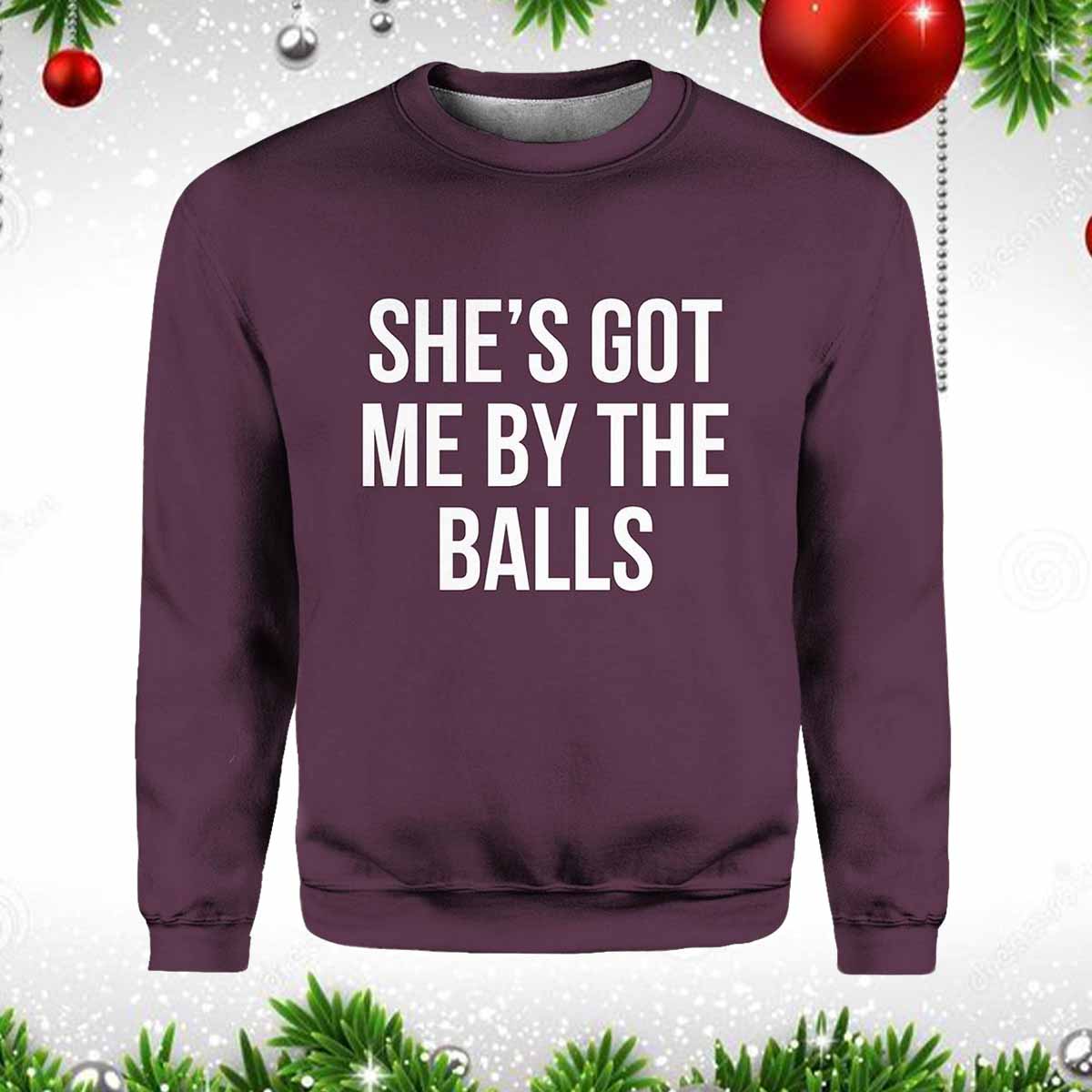 Wooyoung She's Got Me By The Balls Sweater Wooyoung She's Got Me By The Balls Sweater